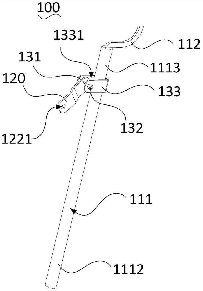 Operating tool for switch handcart