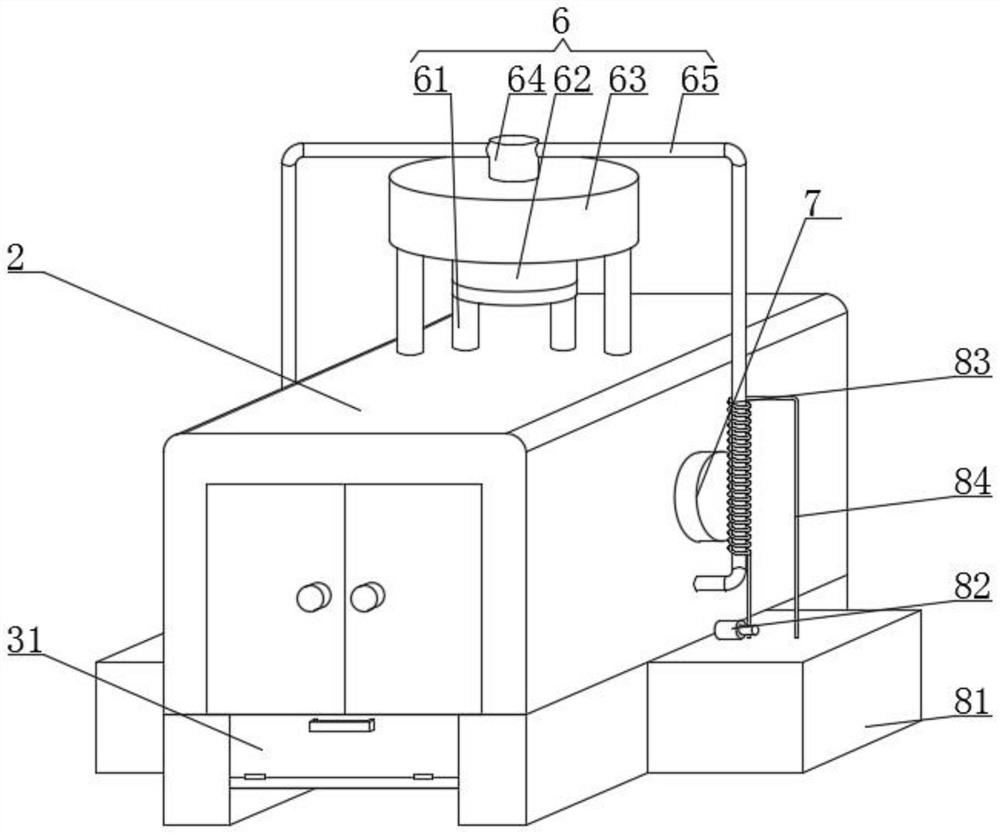 Antibacterial steel plate paint baking device