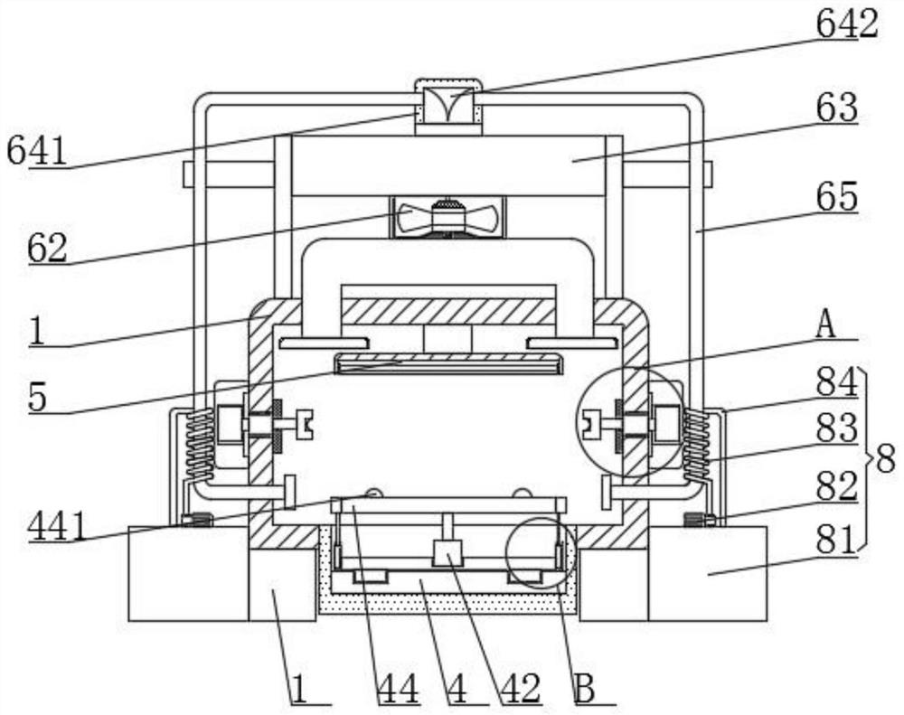 Antibacterial steel plate paint baking device