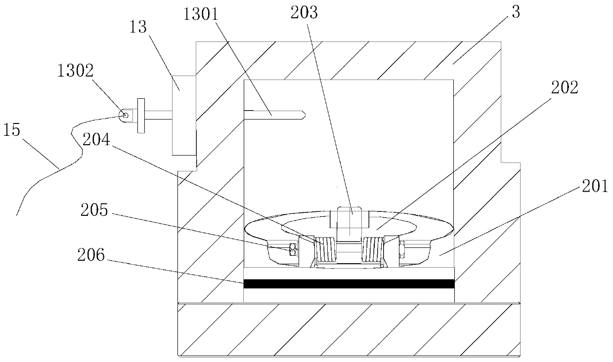 Benthos preservation sampling device and benthos preservation sampling method for deep-sea lander