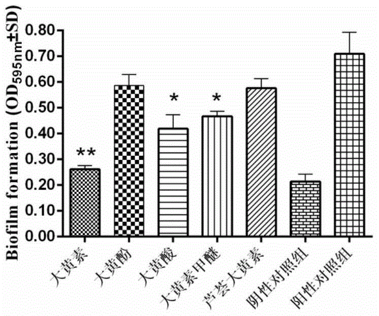 Application of rhubarb monomer in preparation of inhibiting Streptococcus suis or intervening Streptococcus suis biofilm