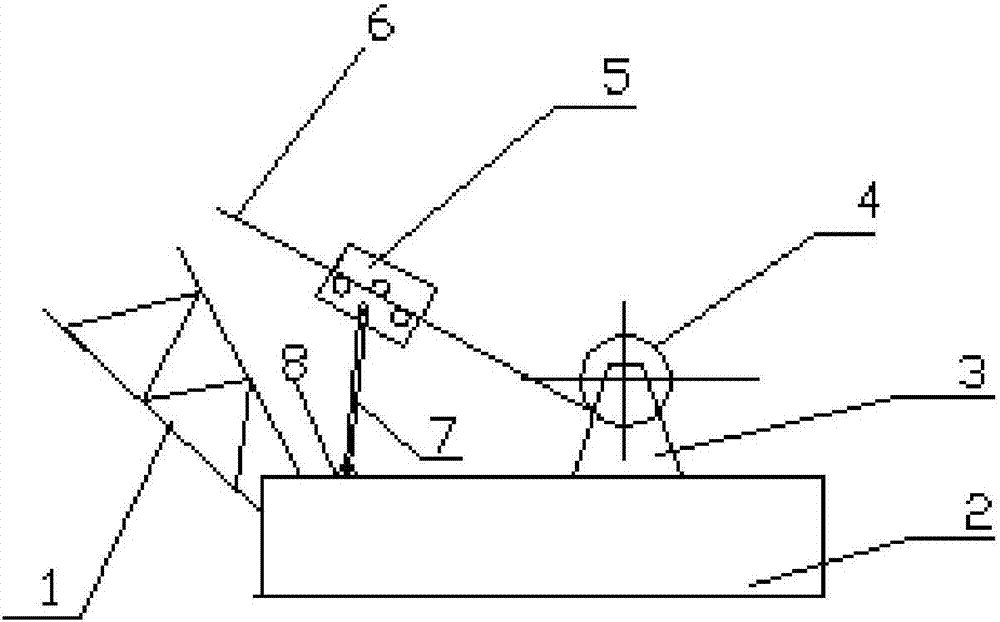 Winch steel wire rope tension control device