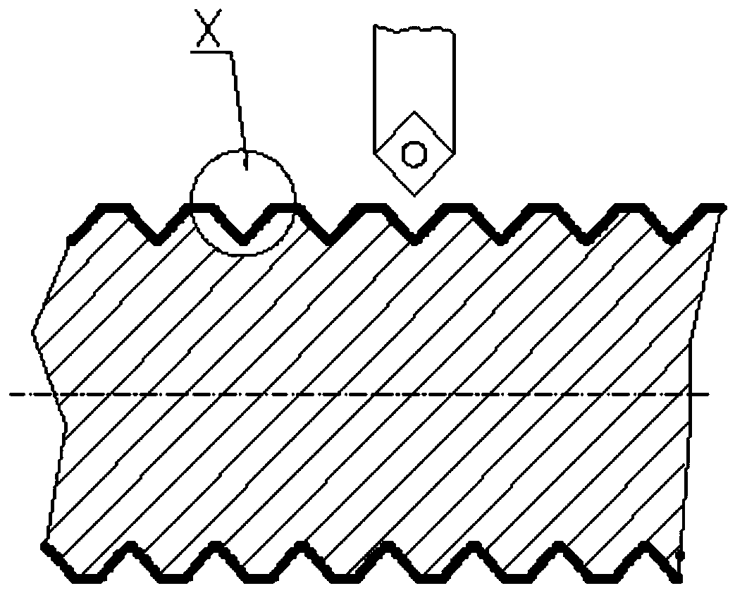 Method for machining ball screw electric power steering machine rack