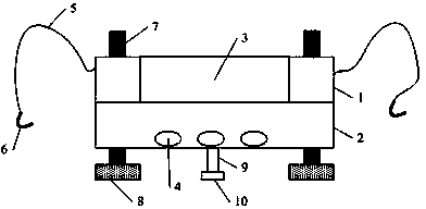 Projector installation structure