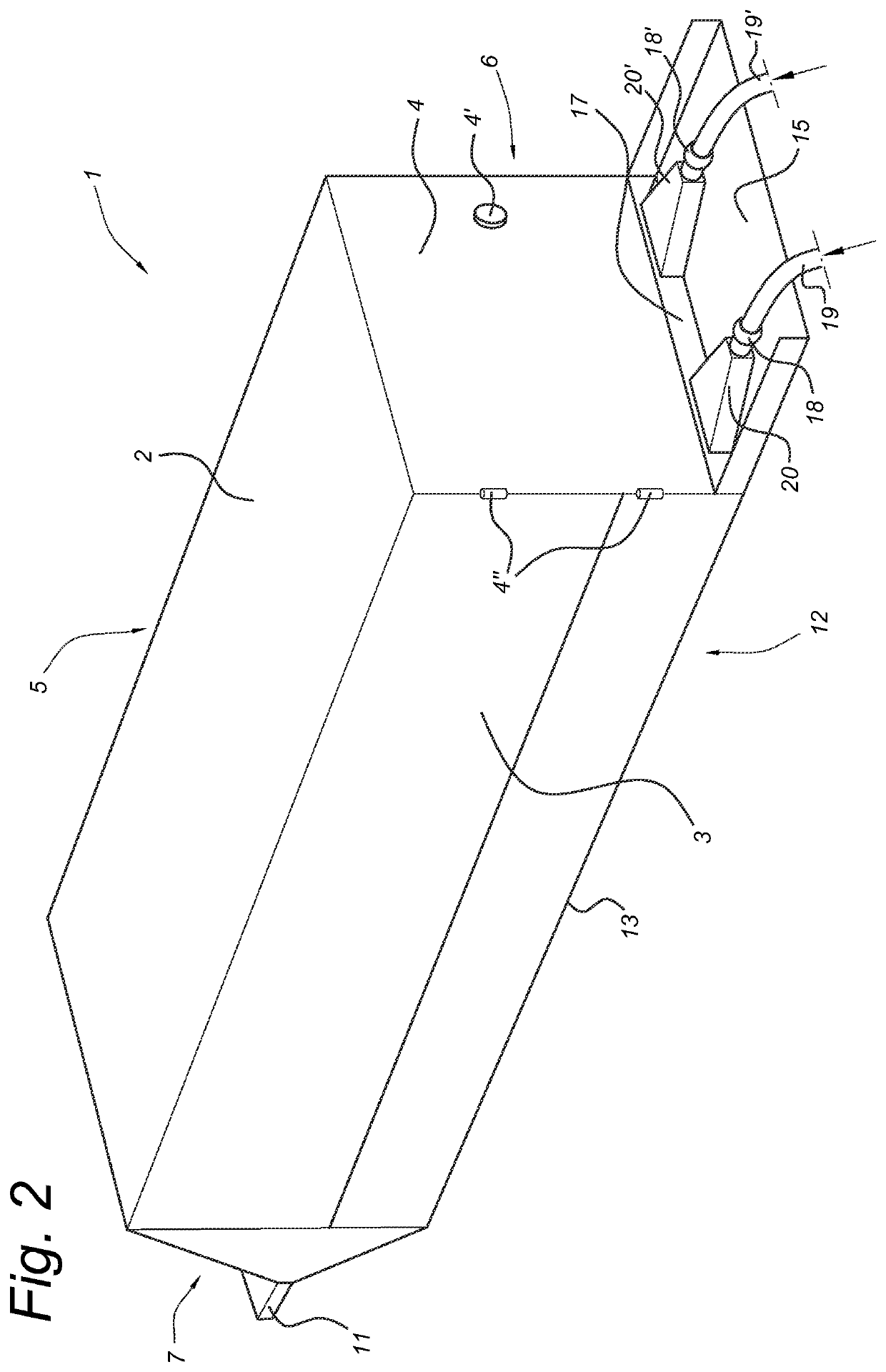 Live insects transport device