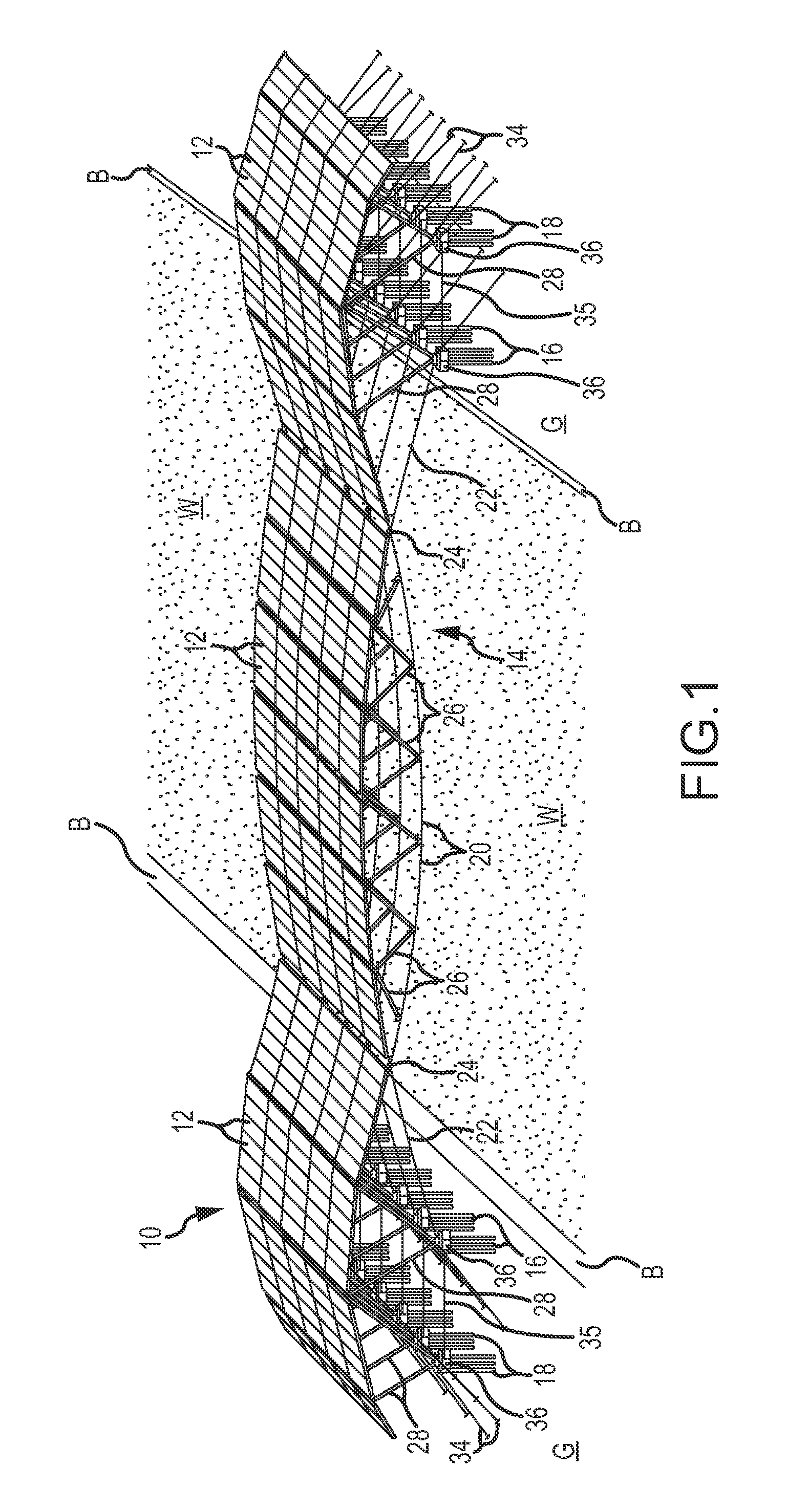 Solar array system for covering a body of water