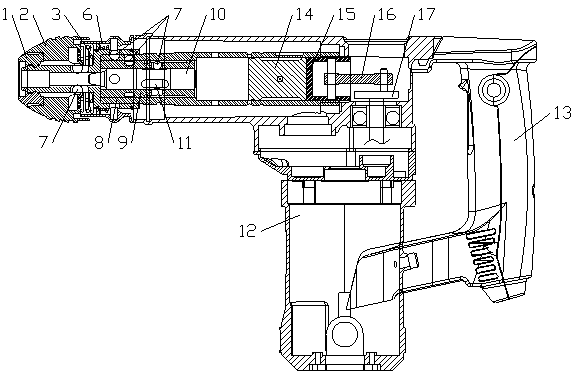 an electric hammer