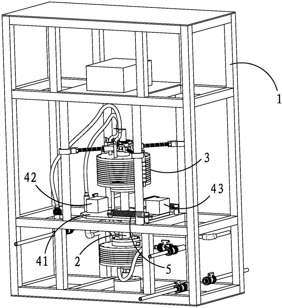 Automatically cleaned filter device and filter equipment