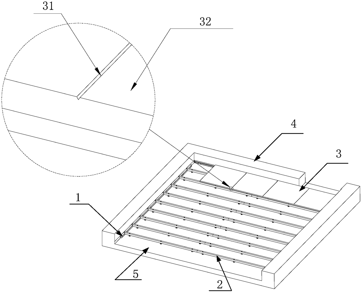 Ground overhead system and mounting method thereof