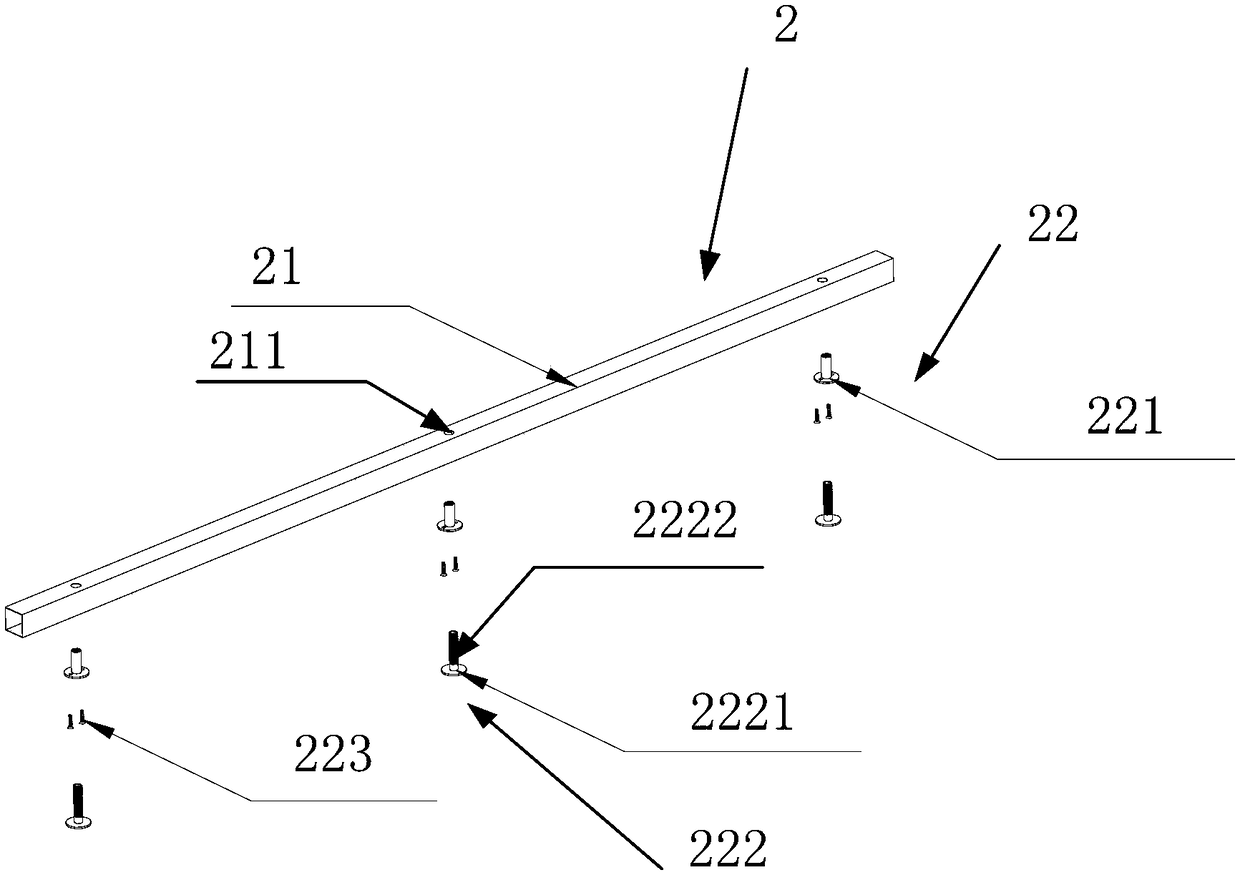 Ground overhead system and mounting method thereof