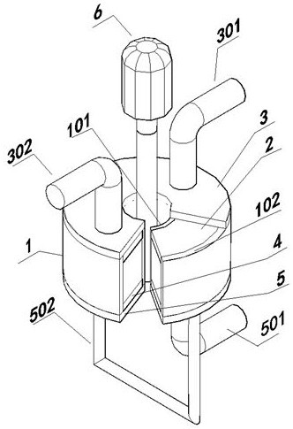 A hydrogenation reaction system