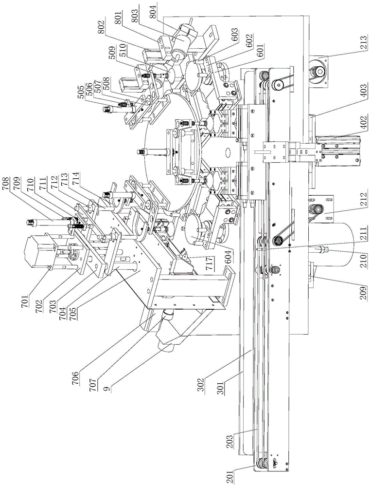 Rotating disc type lens edging and chamfering machine