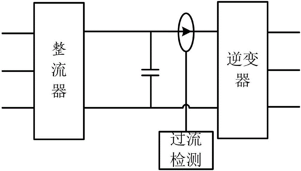 Semiconductor switch over-current detection method and converter