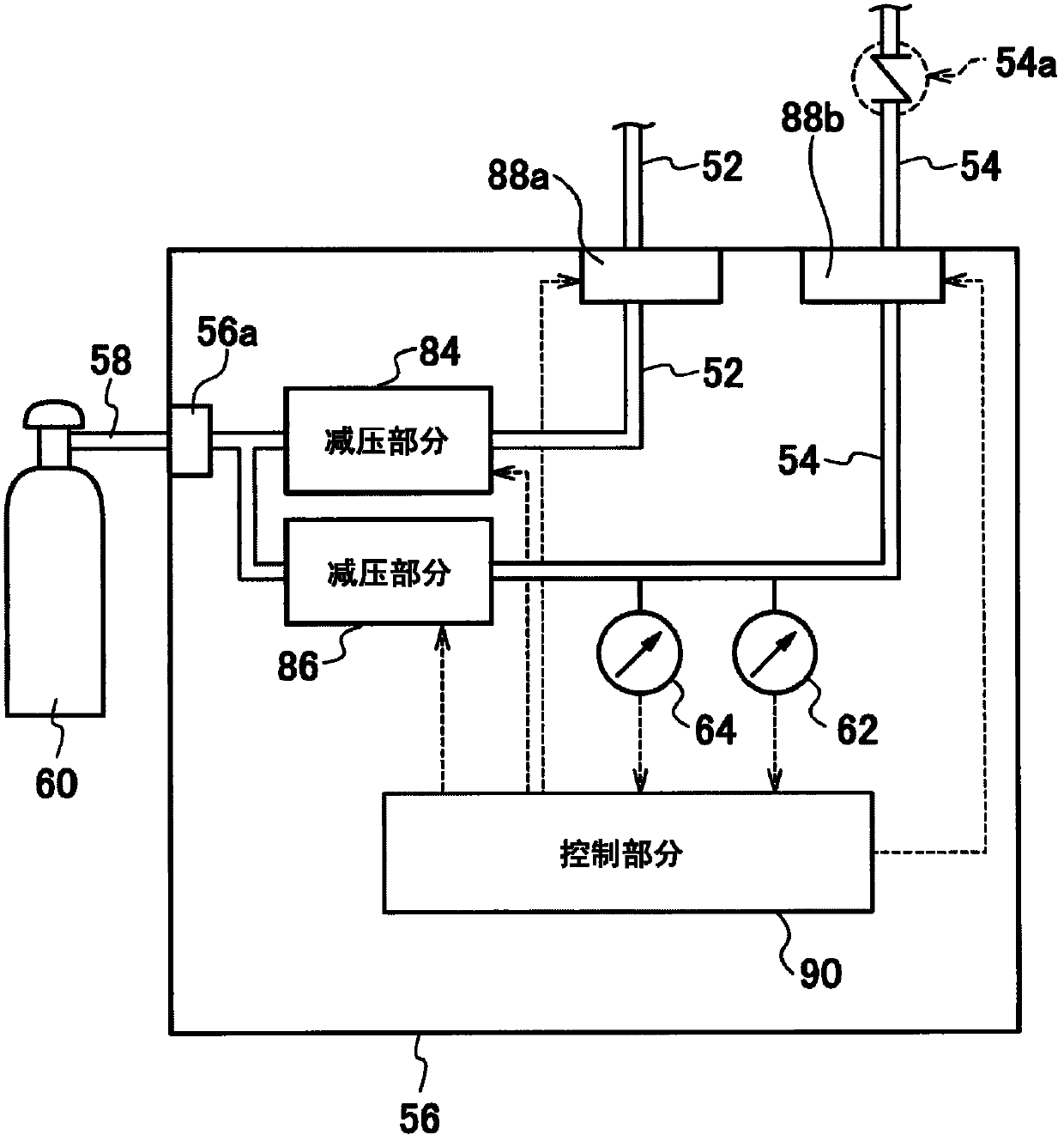 Endoscope air-supply system