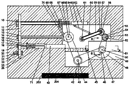 Safe garbage crushing primary selection mechanism