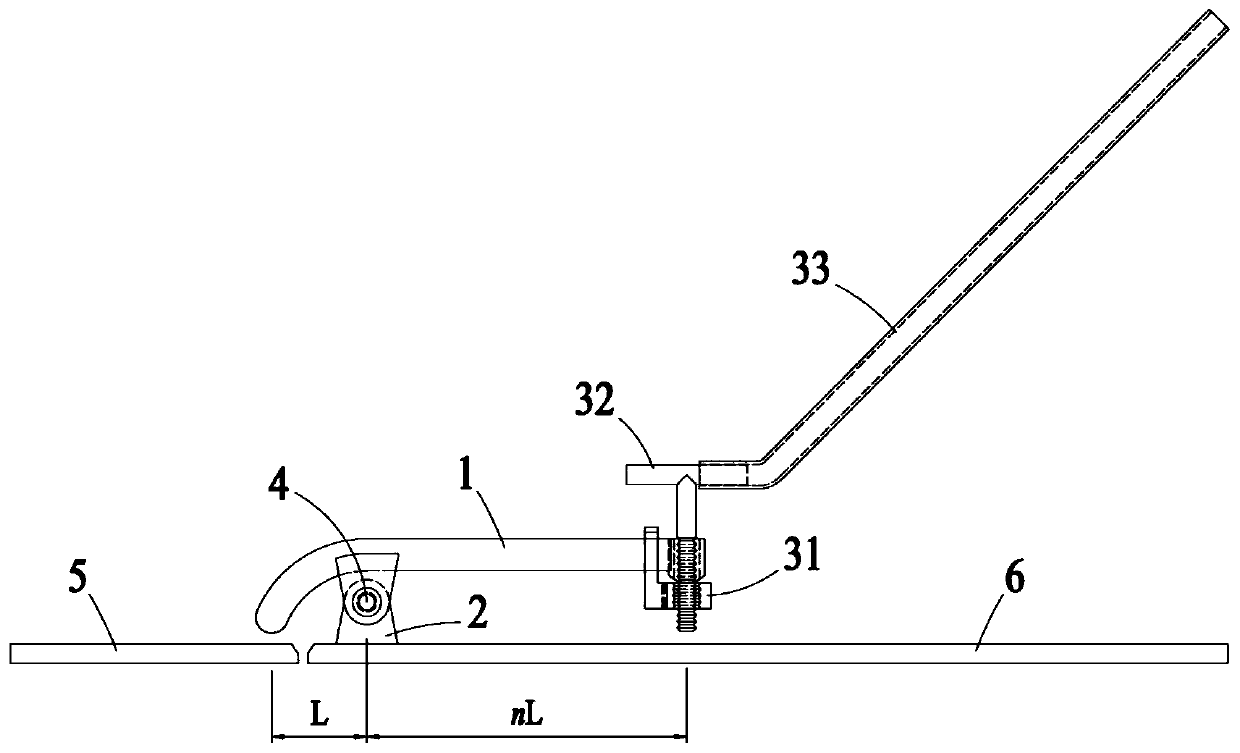 Steel structure face plate tailor welding leveling device