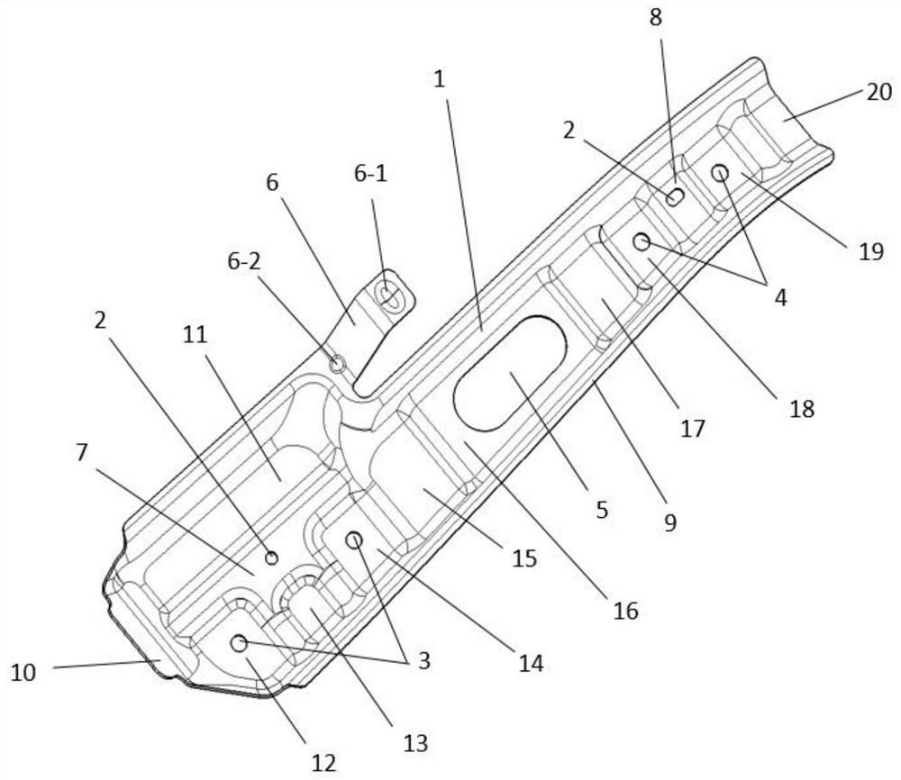 Engine hood reinforcing structure