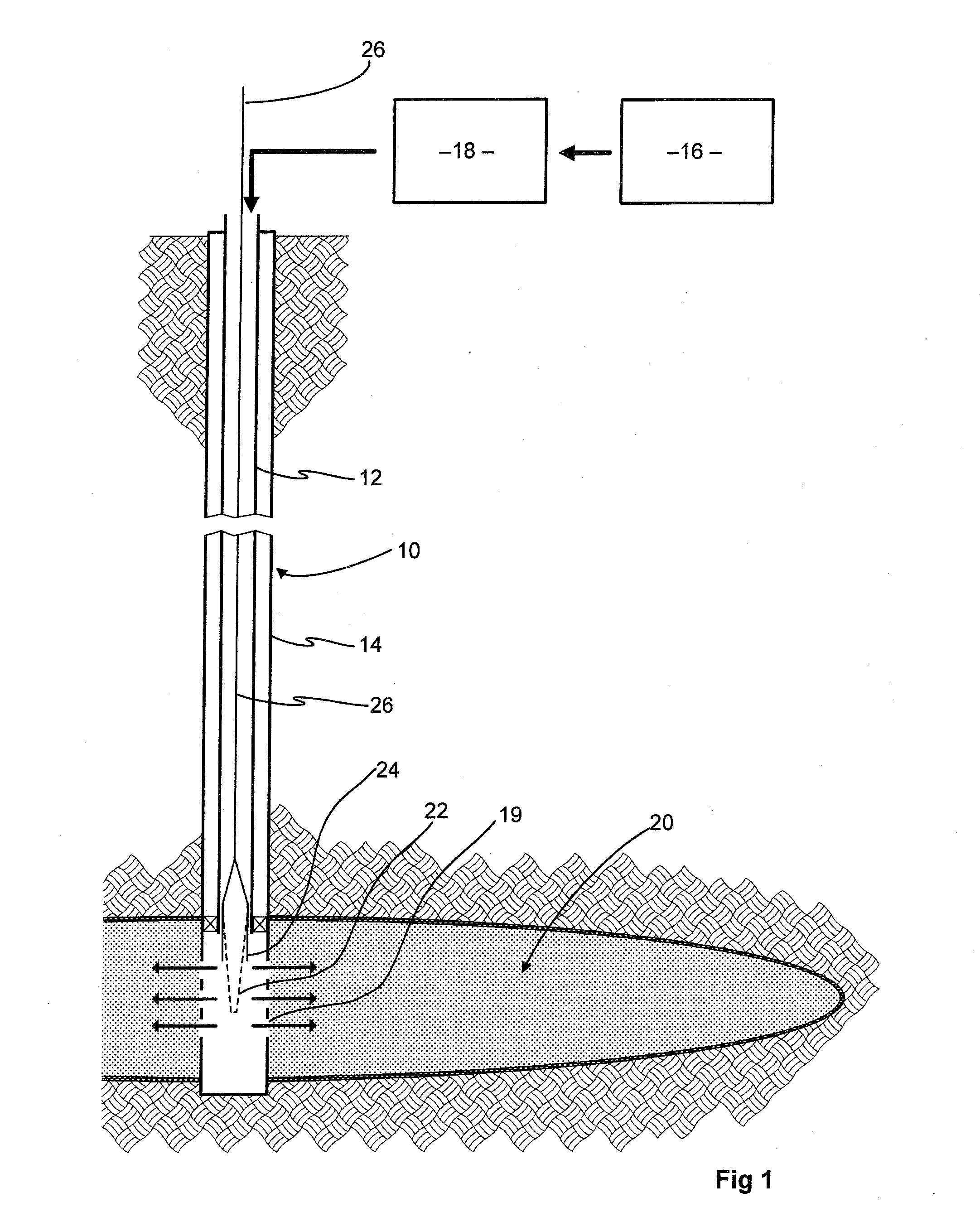 Altering a composition at a location accessed through an elongate conduit