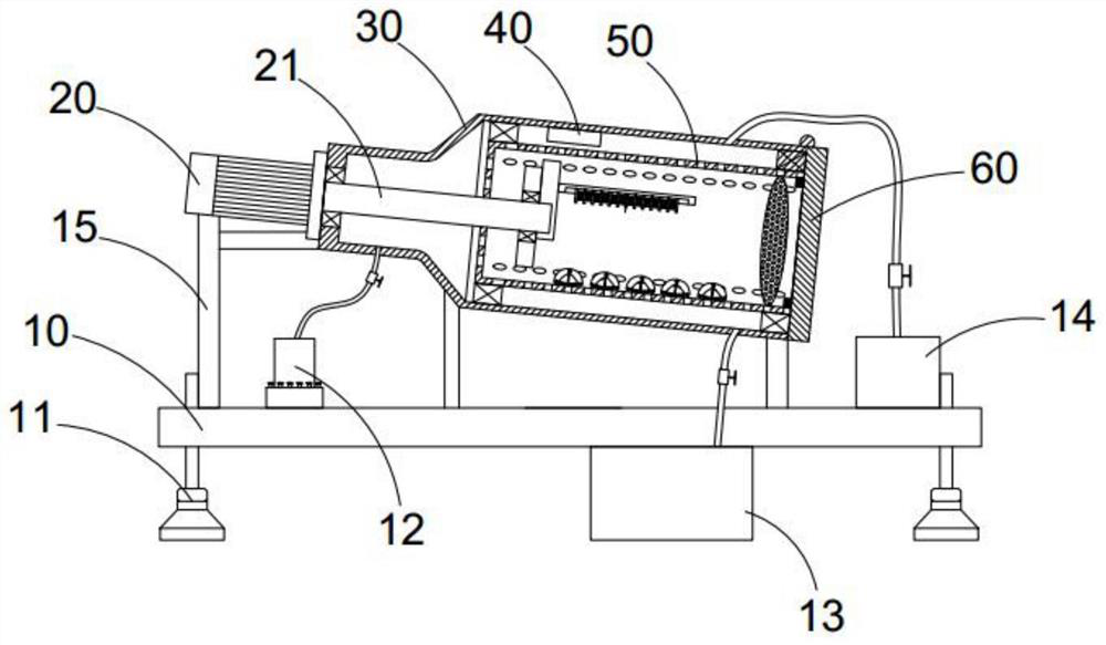 Intestinal Vacuum Tumbling Cleaning Device