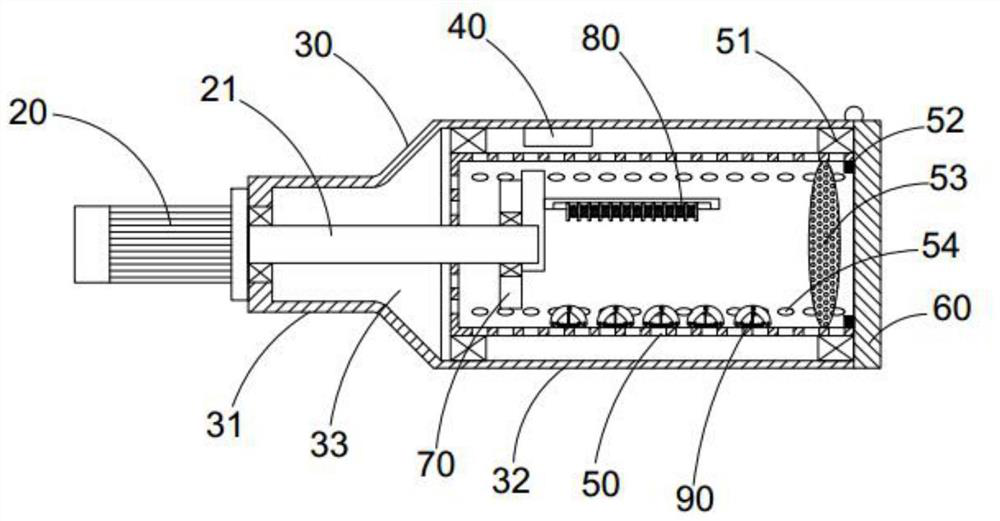 Intestinal Vacuum Tumbling Cleaning Device