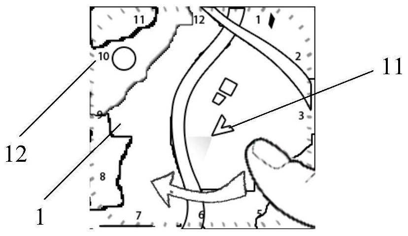 A viewing angle control method and device in a game