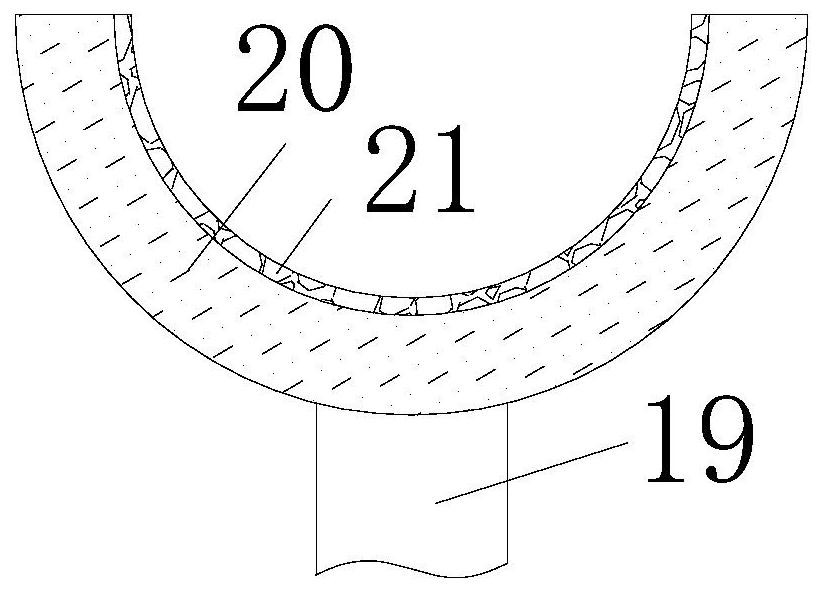 Sewage treatment agent spraying device for sewage treatment