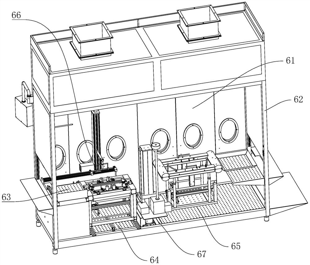 Full-automatic double-bag packaging ORABS system for sterile inner bags