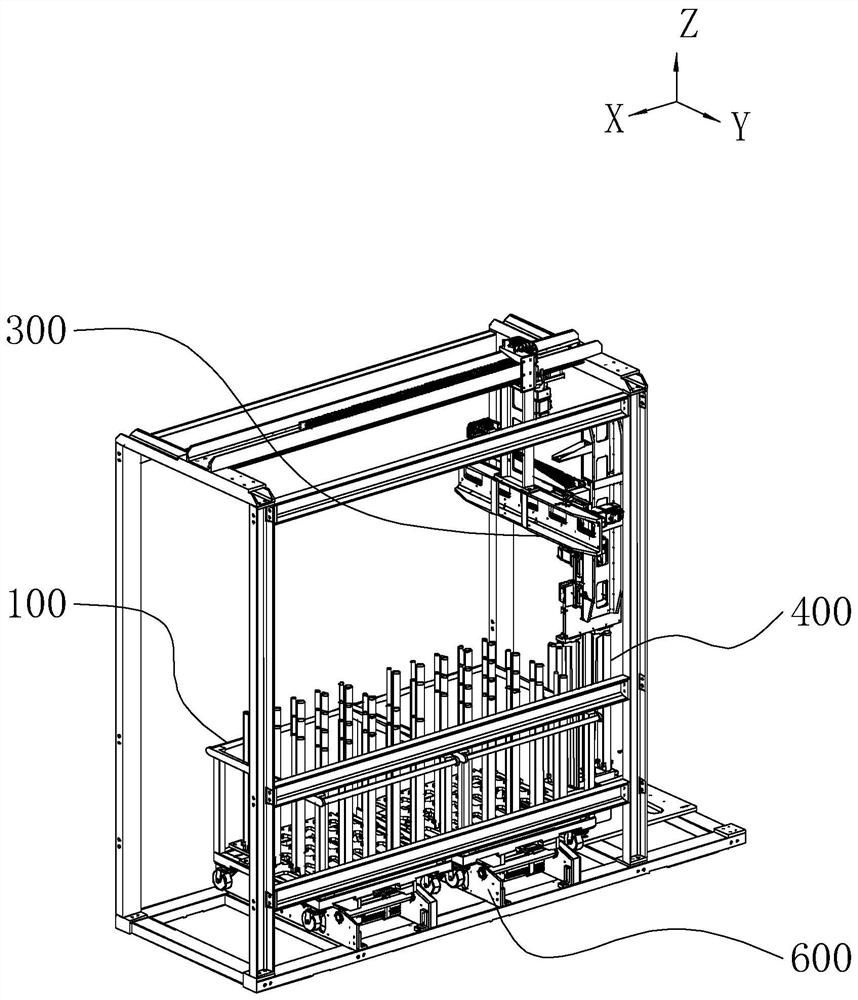 Aluminum profile clamp feeding system