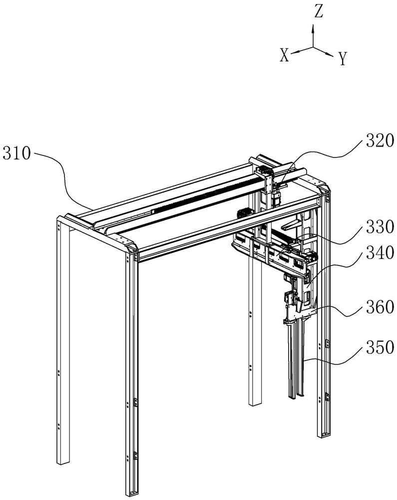 Aluminum profile clamp feeding system