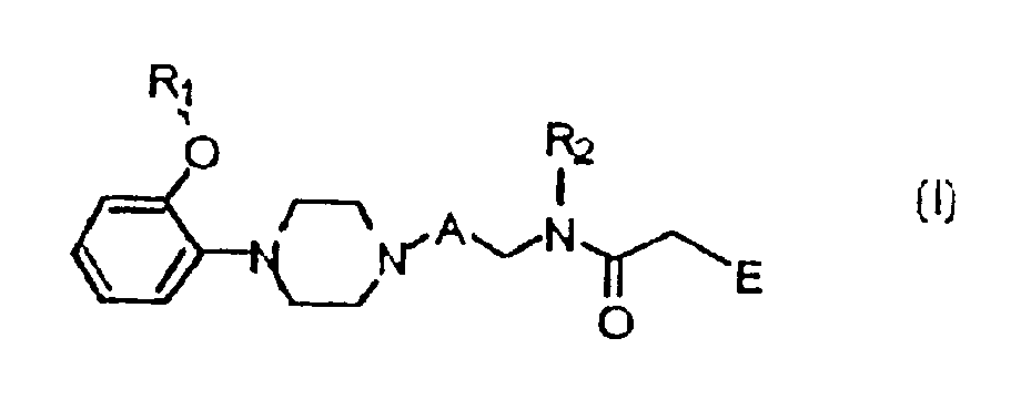 Arylsubstituted piperazines useful in the threatement of bening prostatic hyperlasia