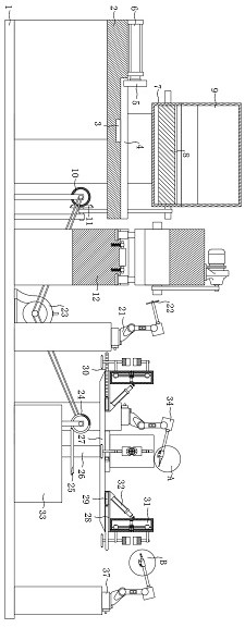 Automatic production equipment of half axle gear for automobile differential mechanism