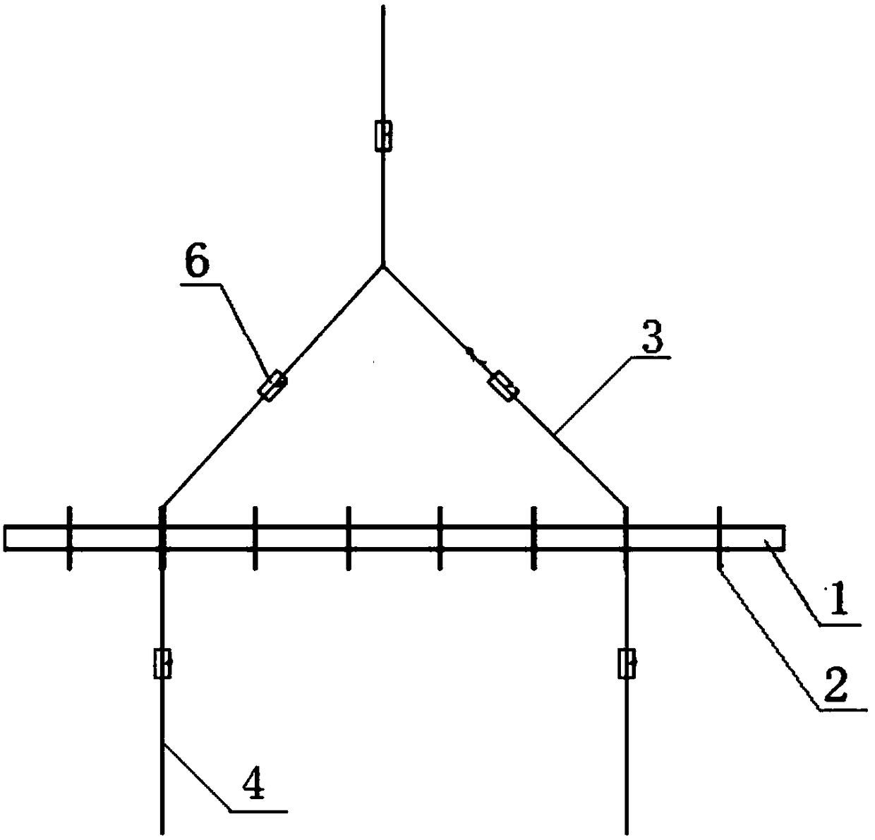 Combined split mounting type hoisting bracket and hoisting method