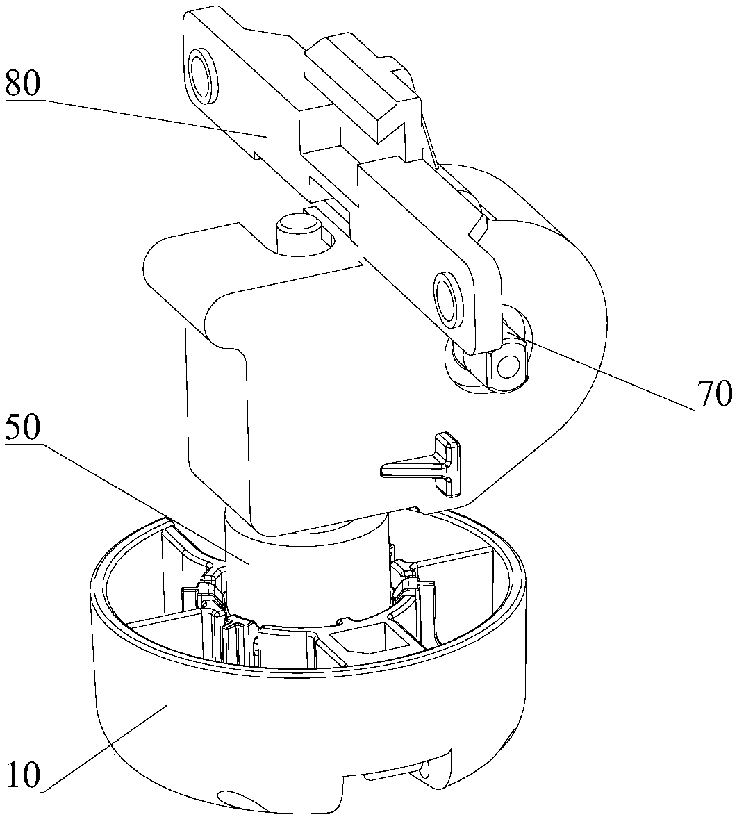 Protection device for rocker arm type manual skylight opening mechanism