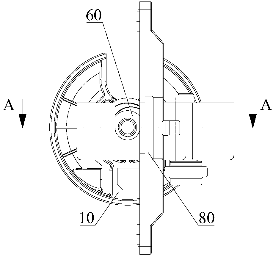 Protection device for rocker arm type manual skylight opening mechanism