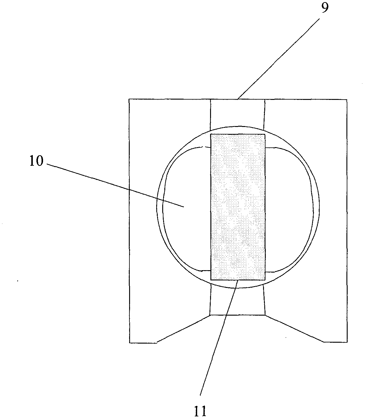 Magnetic-type ultrasonic oblique incidence sensor transmitter-receiver device