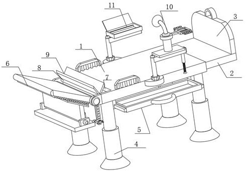 Electric folding general internal medicine examination and treatment couch