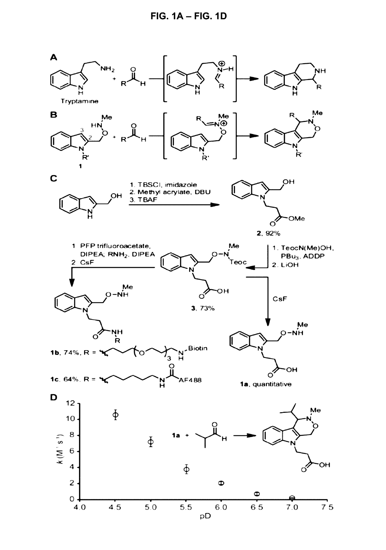 Pictet-Spengler ligation for protein chemical modification