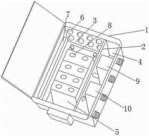 Explosion-proof lithium battery box