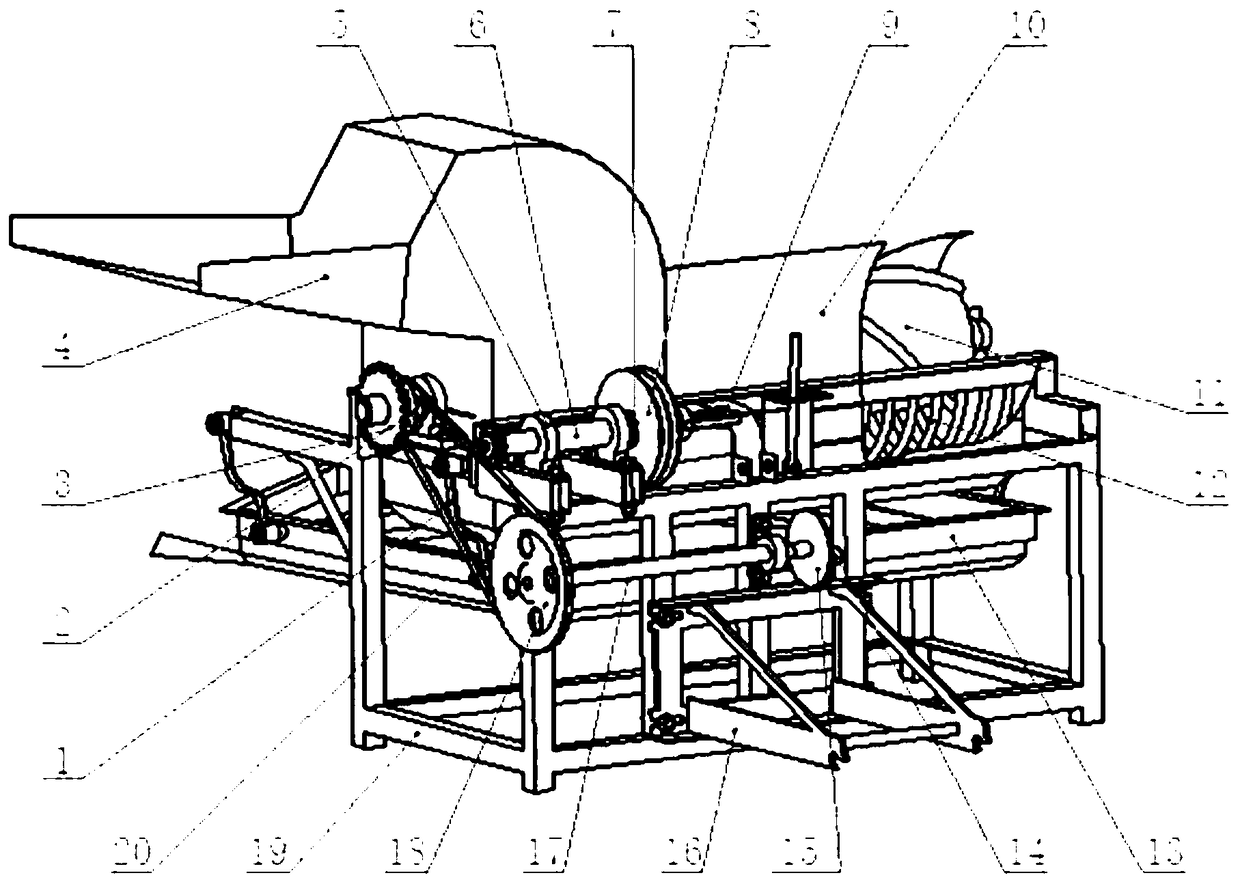 A new type of sunflower disc thresher