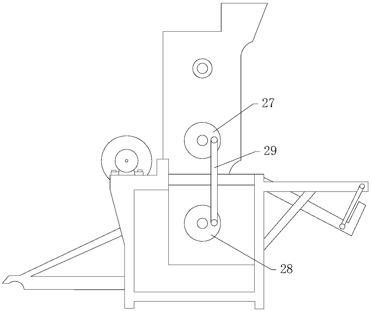 A new type of sunflower disc thresher