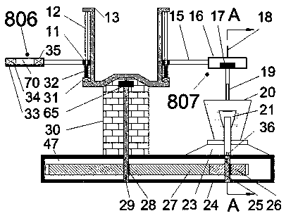 Cleaning and disinfecting device for cup medical instruments