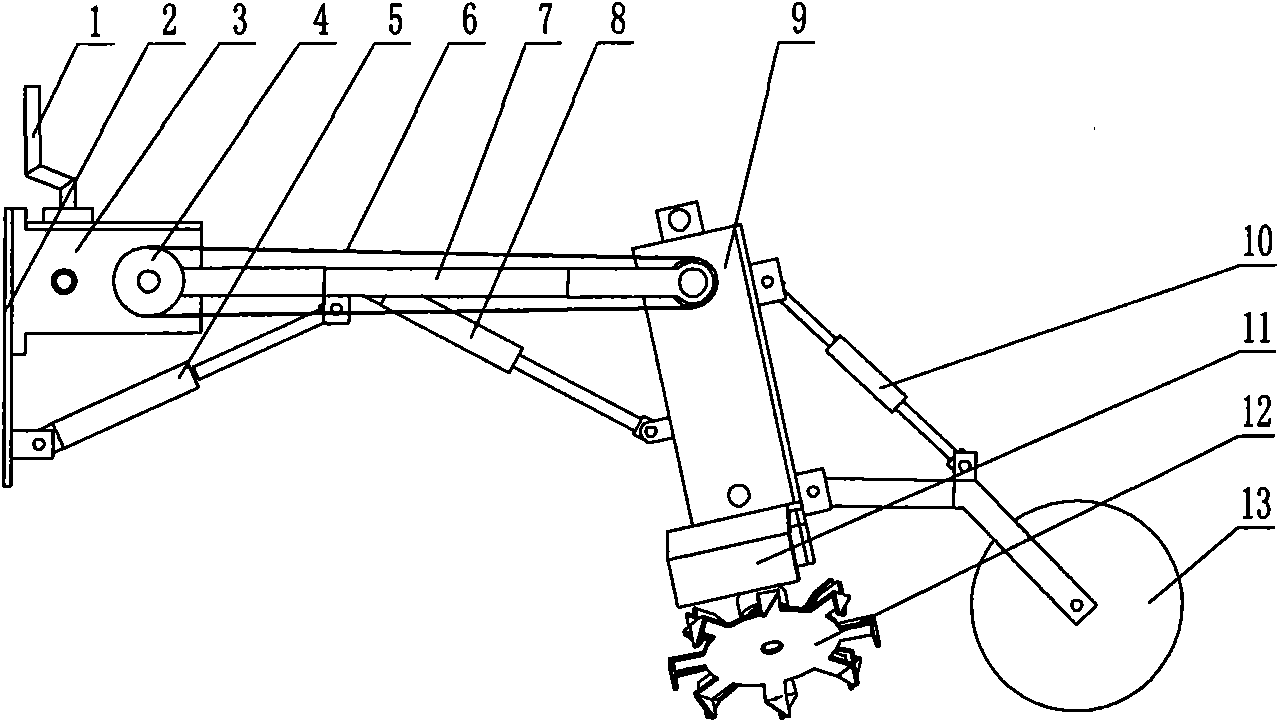 Multifunctional rotary type weeding machine