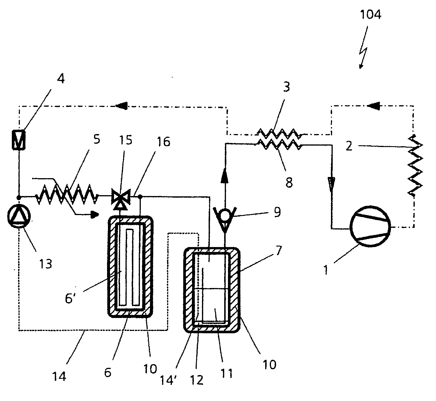 Air-conditioning installation, especially for motor vehicles