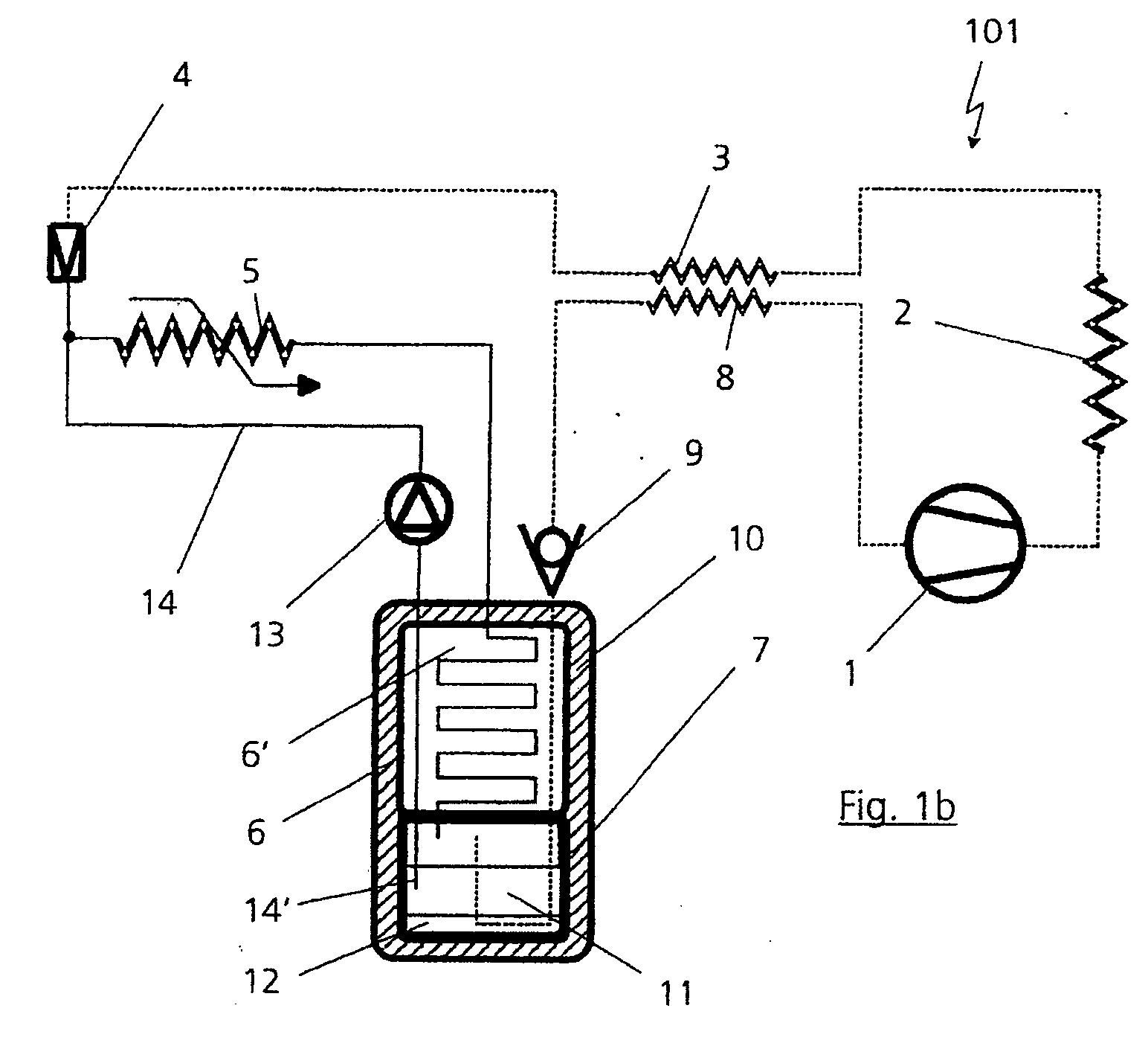 Air-conditioning installation, especially for motor vehicles