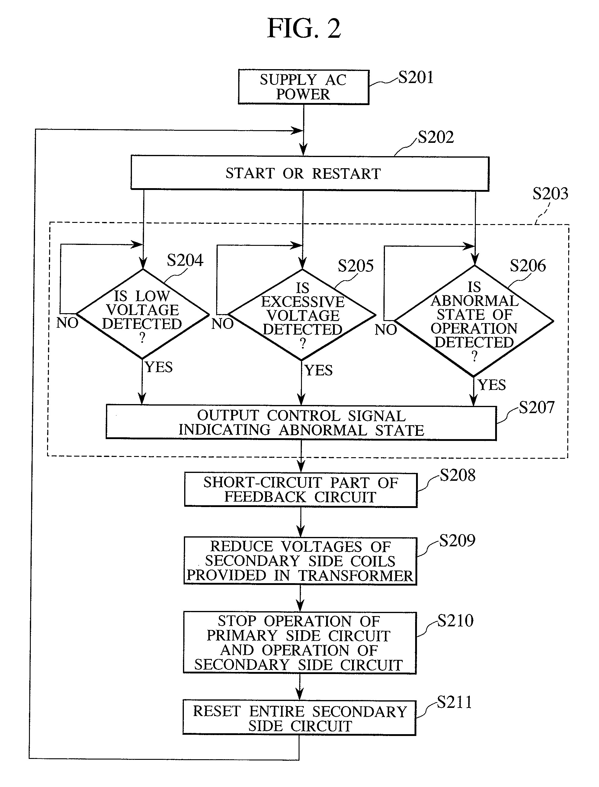 Switching power supply device and electrical apparatus using the same