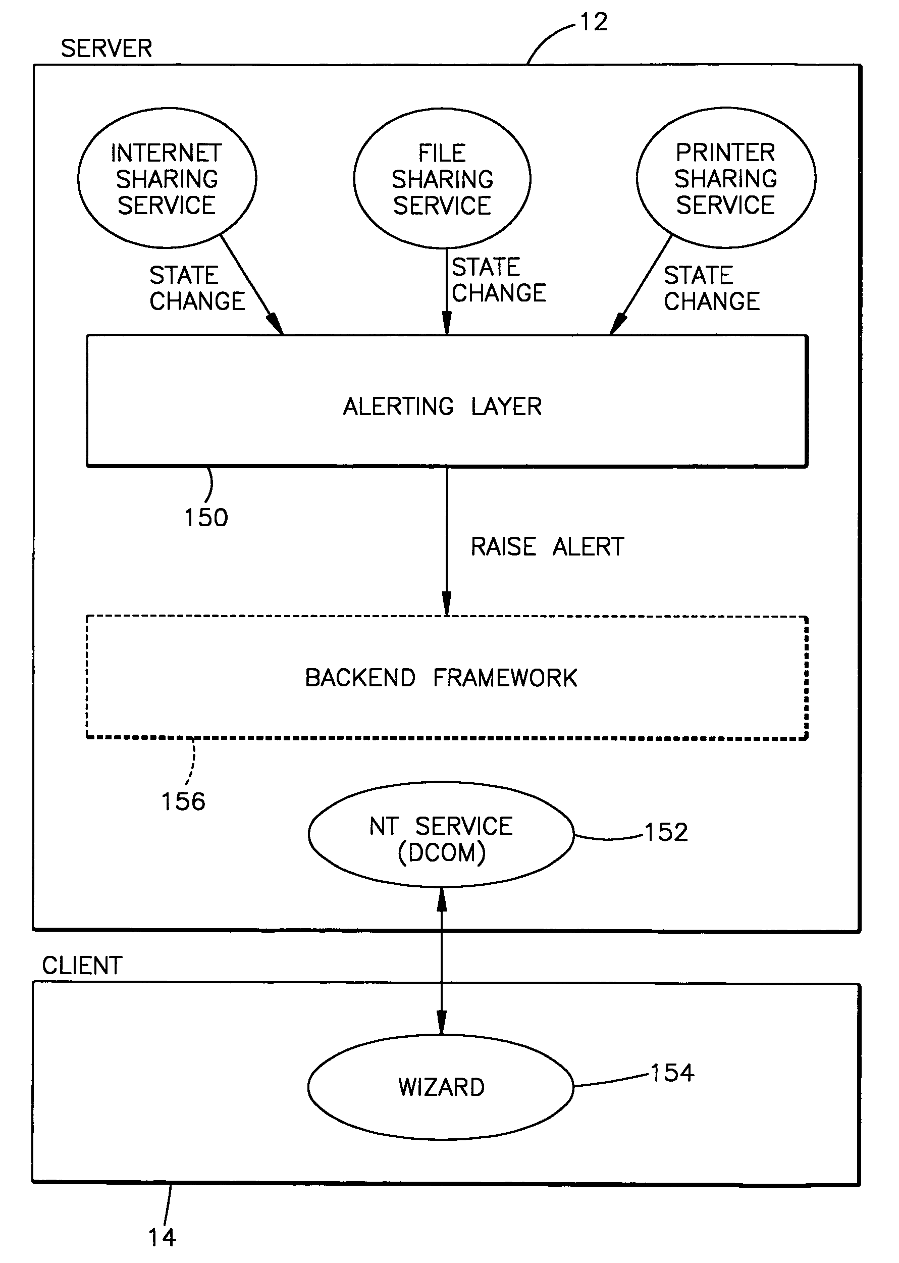 Client computer configuration based on server computer update