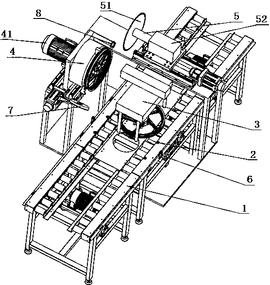 Hub flexible casting riser machining system based on machine vision