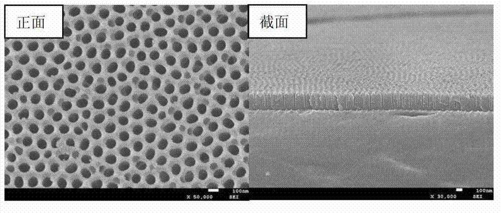 Transfer method of ultrathin porous aluminum oxide template