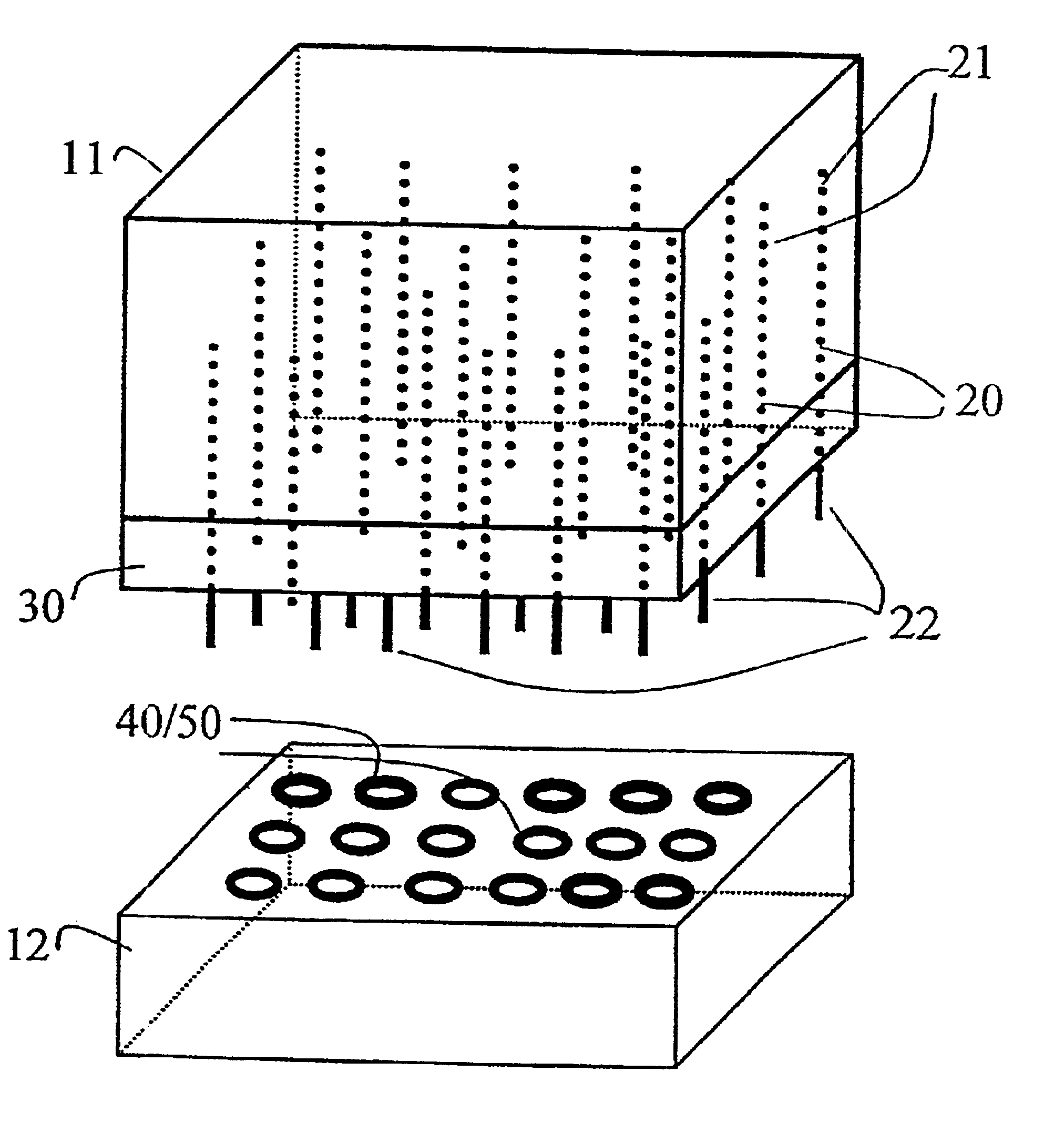 Device and method for concentration of samples by microcrystallization