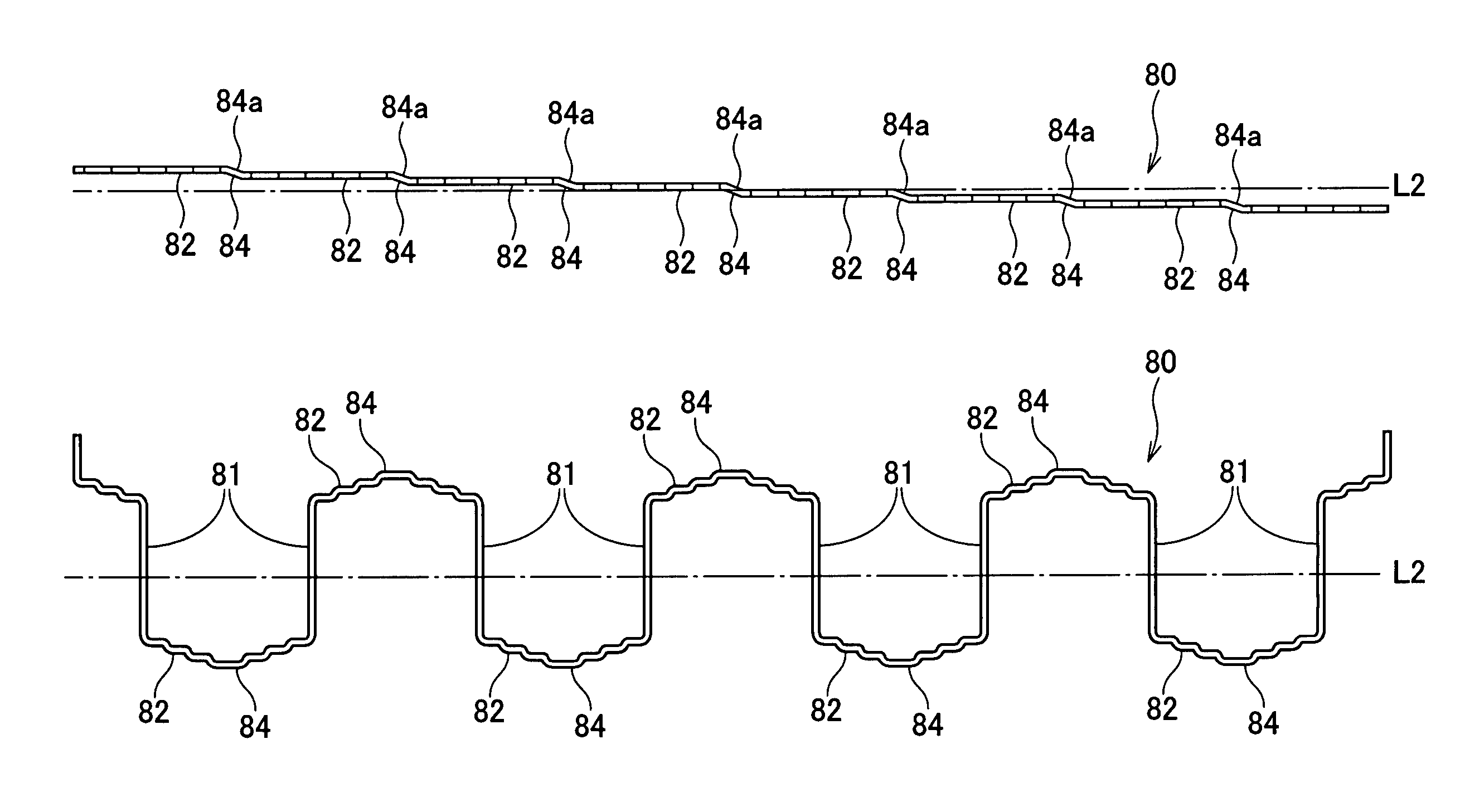 Stator for dynamoelectric machine and method of manufacturing same